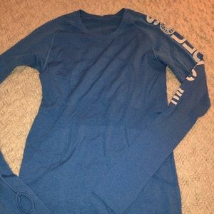 Lululemon X soul cycle fitted long sleeve size S